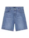 Givenchy Denim Shorts In Blue