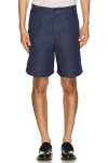 Givenchy Belt Loop Shorts In Blue