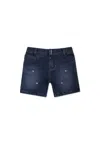 Givenchy Denim Shorts For Baby Boy With Logo In Denim
