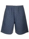 Givenchy Monogram 72 Jacquard Denim Bermuda Shorts