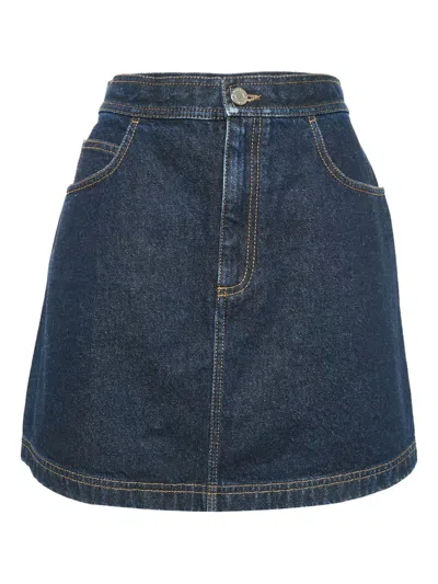 Pre-owned Givenchy Denim Skirt