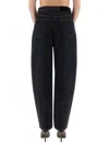 Givenchy Balloon-fit Denim Jeans With Classic Texture In Multi