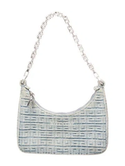 Pre-owned Givenchy Denim Top Handle Bag In Blue