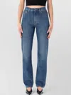 Givenchy Denim Trousers Straight Cut Five Pockets In Blue