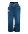 Givenchy Denim Trousers With Belt Loops In Blue