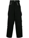 GIVENCHY DETACHABLE-LEG WIDE-LEG TROUSERS