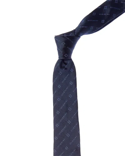 GIVENCHY GIVENCHY DIAGONAL LOGO SILK TIE