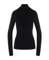 Givenchy Dig-cut Elastic Sweater In Black