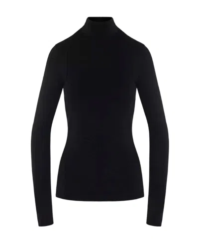 Givenchy Dig-cut Elastic Sweater In Black