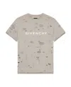 Givenchy Oversized Crew Neck T-shirt In Nude