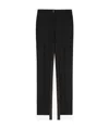 Givenchy Distressed-cuff Trousers In Black