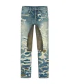 Givenchy Distressed-finish Straight-leg Jeans In Blue