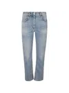 Givenchy Distressed Jeans In Blue