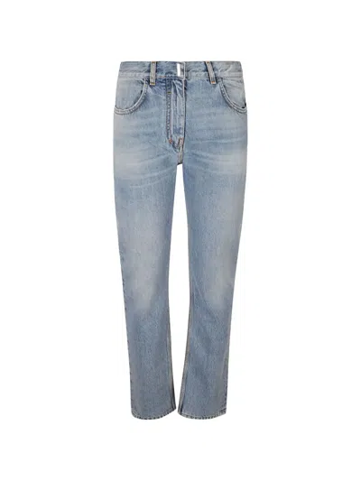 Givenchy Distressed Jeans In Blue