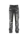 Givenchy Distressed Patched Jeans In Black