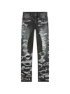 Givenchy Distressed Patched Jeans In Blue