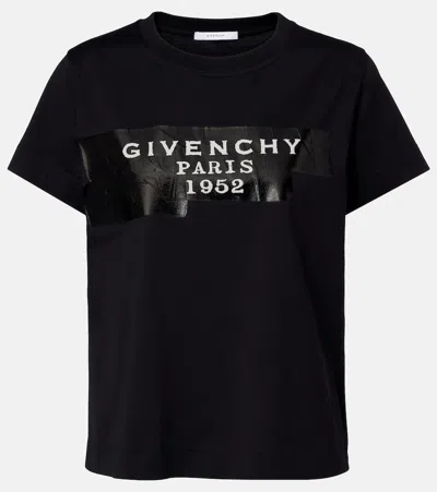 GIVENCHY DISTRESSED PRINTED COTTON JERSEY T-SHIRT