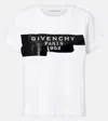 Givenchy White T-shirt With Lettering Logo On The Front In Cotton Woman In White