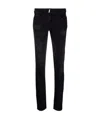 Givenchy Distressed Skinny Jeans In Black