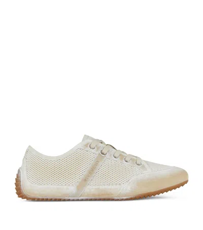 Givenchy Distressed Slim Sneakers In Neutral