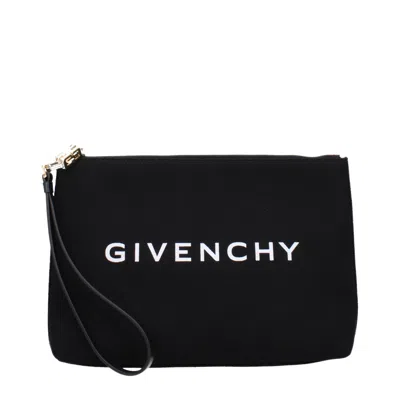 Givenchy Pochette Donna Fabric Black