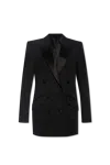 Givenchy Double-breasted Blazer In Black