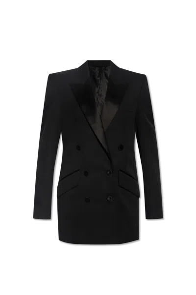 Givenchy Double-breasted Blazer In Black