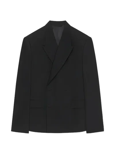 Givenchy Double-breasted Blazer In Black