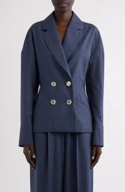GIVENCHY GIVENCHY DOUBLE BREASTED CUFFED WOOL BLAZER