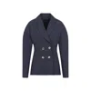 Givenchy Double-breasted Buttoned Blazer In Blue