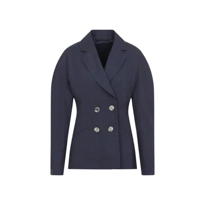GIVENCHY GIVENCHY DOUBLE-BREASTED TAILORED JACKET IN LUXE WOOL