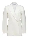 Givenchy Double Breasted Tailored Jacket In White