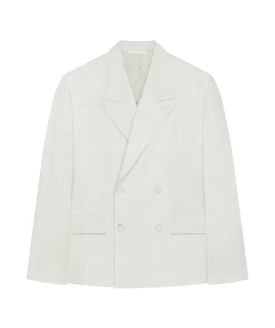 Givenchy Double-breasted Wool Blazer In White