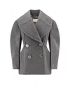 Givenchy Tailored Wool Jacket Double Buttons In Gray