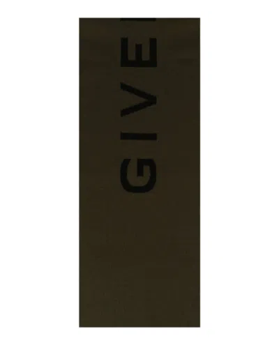 Givenchy Double Face 4g Scarf In Brown