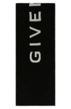 Givenchy Double Face 4g Wool & Cashmere Scarf In Black White