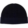 Givenchy Double Face Knit Beanie In Black