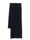 Givenchy Double Face Scarf Accessories In Navy/grey