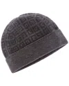 Givenchy Double-face Wool & Cashmere-blend Beanie In Gray