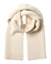 Givenchy Double Face Wool & Cashmere-blend Scarf In Neutral