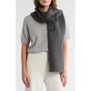 Givenchy Double G Jacquard Oblong Scarf In Gray