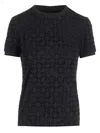 Givenchy Double-layered Cotton T-shirt In Black