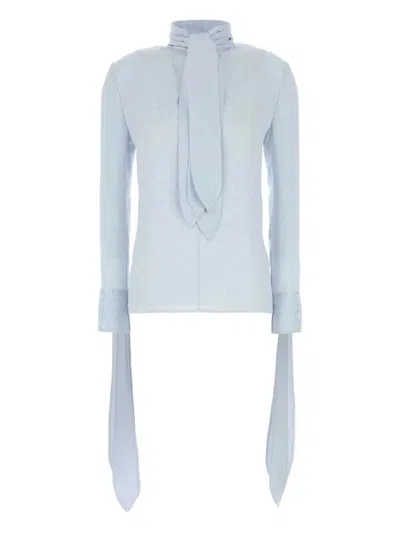 GIVENCHY `DOUBLE LAVALLIERE` BLOUSE