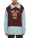 Givenchy Sweatshirt W Zipped Hood In Burgundy