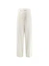 Givenchy Belt-loops Concealed-fastening Trousers In White