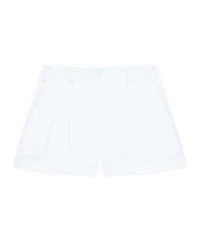 GIVENCHY DOUBLE PLEAT SHORTS IN POPLIN