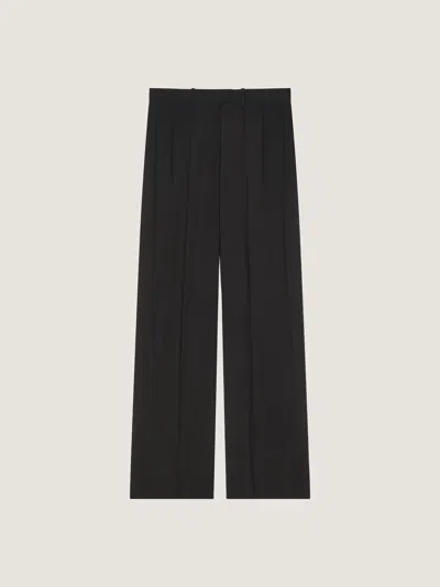 Givenchy Double Pleat Tailored Trousers In Black