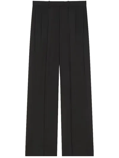 Givenchy Double Pleat Trousers In Black