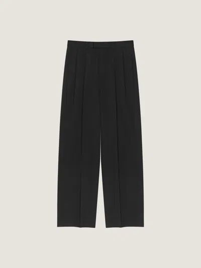 Givenchy Double Pleat Trousers In Wool In Black