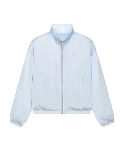 Givenchy Double-sided Shiny Casual Jacket In Blue